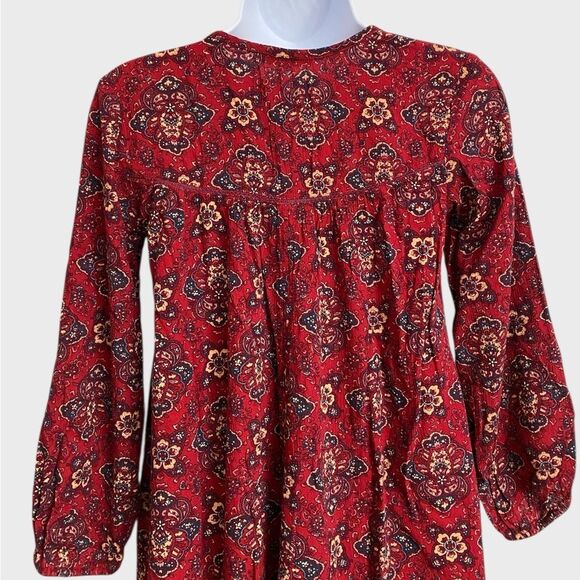 American Eagle Floral Babydoll Mini Dress Women's Sz XXS Boho Festival Coachella - Picture 10 of 16